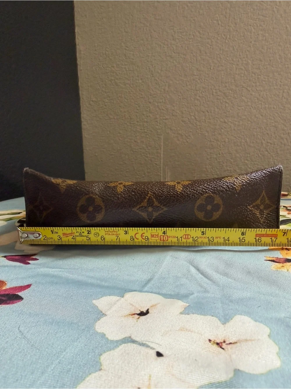 Louis Vuitton Monogram Canvas Cosmetic Pouch Brown & Gold